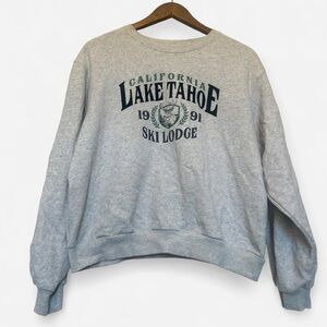 Gray Hollister Lake Tahoe Crewneck